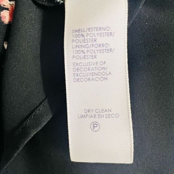 Rebecca Minkoff Womens Multicolor Floral V-Neck Cold-Shoulder Top Size XS - Picture 6 of 7